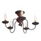 Irvin's Country Tinware Thorndale Ceiling Light in Americana Red